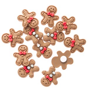 Adornos adhesivos de resina DP Craft Gingerbreads 12 pcs