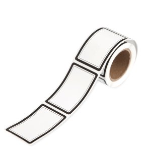 Pegatinas en rollo para etiquetar DP Craft Roll Label White 100 pcs