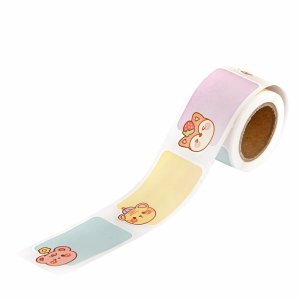 Pegatinas en rollo para etiquetar DP Craft Roll Label Cute Animals 100 pcs
