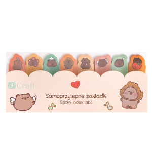 Set de notas adhesivas Capybara 8 modelos 120 notas