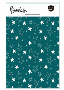 Carpeta de embossing 15x20 cm Estrellas Dunaon Basics