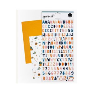 Alfabeto puffy Nimbus de Dunaon