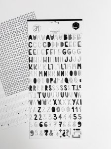 Alfabeto puffy col. 31 de Dunaon