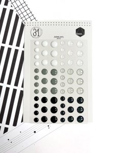 Enamel Dots con glitter col. 31 de Dunaon