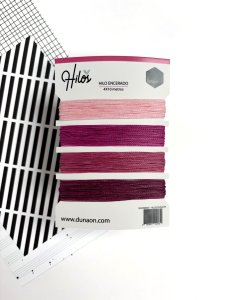 Set de hilos para encuadernar de Dunaon Rosas