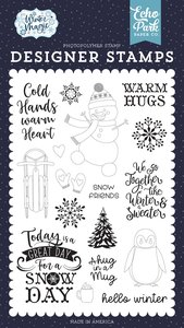 Sellos Echo Park Winter Magic Warm Hugs