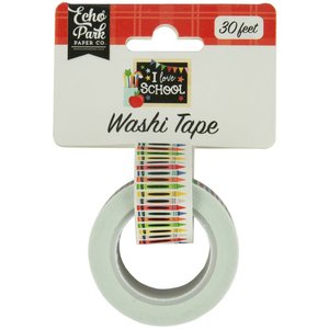 Washi Tape Echo Park I Love School Crayons
