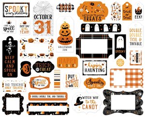 Die Cuts Echo Park Halloween Party Frames & Tags