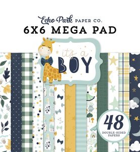 Mega Pad 6x6" Echo Park It's a Boy Cardmakers