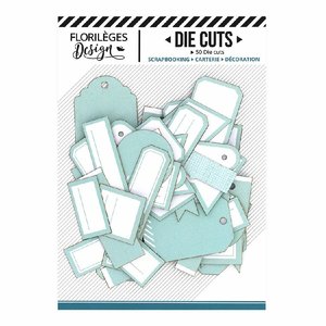 Die Cuts etiquetas Florilèges Vert Mint