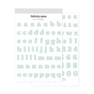 Alfabeto puffy Tori de Felicity Jane