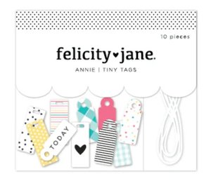 Tiny Chipboard Tags Annie de Felicity Jane