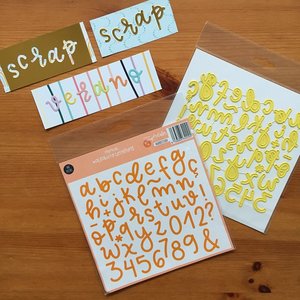 Troquel Alfabeto Lettering Minúsculas de Iriri Estudio