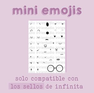 Set de Sellos mini Emojis de Iriri Estudio
