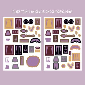 Troquelables Ropa Magia Noa de Iriri Estudio