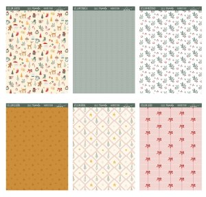 Pack Vellums tamaño 6x8&quot; col. Franela de Iriri Studio