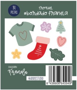 Troqueles Bordado col. Franela de Iriri Studio