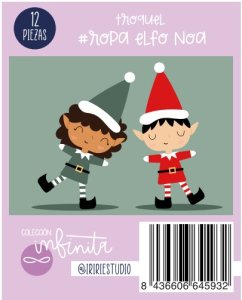 Troqueles Ropa Elfo Noa col. Franela de Iriri Studio