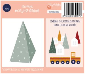 Troqueles Cajita Árbol col. Franela de Iriri Studio