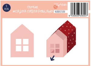 Troqueles Cajita Casa Poblado col. Franela de Iriri Studio