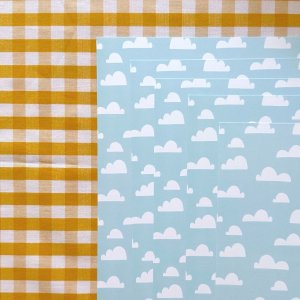 Pad 6x8" Mini estampados Mini Nubes de Iriri Studio 5 papeles