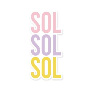 Título de metacrilato impreso Scrap Your Life Junio Sol Sol Sol