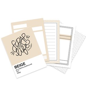 Mini bloc tarjetas de Journaling SYL Beige