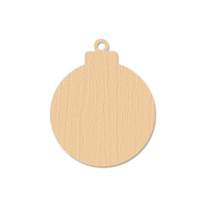 Adorno de madera para decorar Kimidori Colors Bola 8 cm
