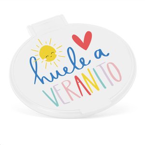 Mini espejito de bolsillo Huele a Veranito