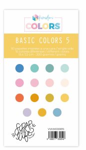 Mini pad de papeles para troquelar Basic Colors 5