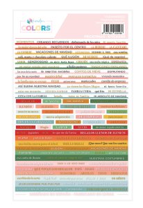 Pegatinas palabras Navidad extra Noviembre y Diciembre