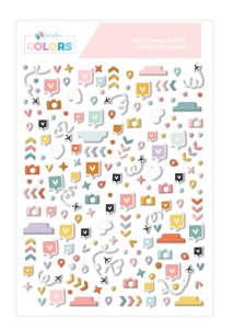 Pegatinas puffy Iconos básicos SYL Noviembre y Diciembre