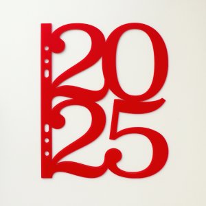 Portada 2025 para Diario de Navidad 6x8 rojo