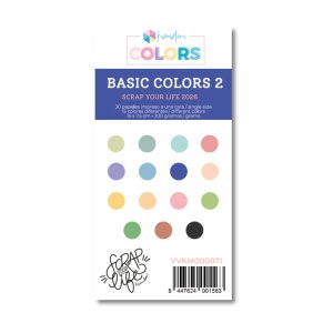 Mini pad de papeles para troquelar SYL Basic Colors 2026 2