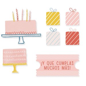 Set Metacrilatos autoadhesivos My Story Cumpleaños