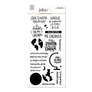Set de sellos Mi mundo Baby M de Lora Bailora