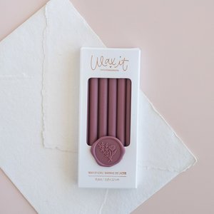 Caja 6 barras de lacre Wax It by Lora Bailora Grape
