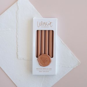 Caja 6 barras de lacre Wax It by Lora Bailora Bronze
