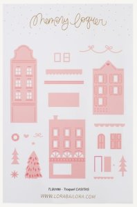 Troquel Casitas Memory Lane de Lora Bailora