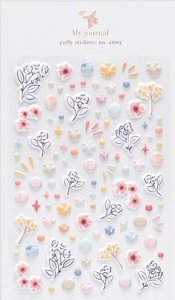 Pegatinas puffy My Journal vol 4 de Lora Bailora