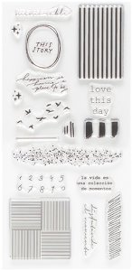 Sellos acrílicos Mrs. Maple This Story de Lora Bailora