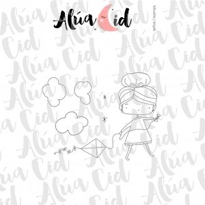 Mini sello Cometa ARI de Alúa Cid