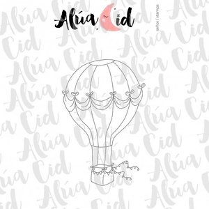 Mini sello Globo ARI de Alúa Cid