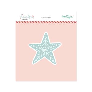 Troquel Diciembre de Mintopía Estrella decorada