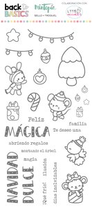 Sello Dulce Navidad by Ltts Doodles Back to Basics de Mintopía