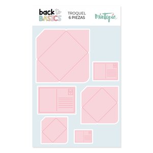 Troquel Mintopía Back to Basics Mini sobres con postal