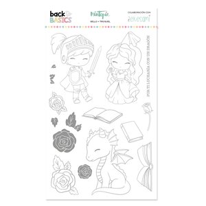 Sello La princesa y el dragón Back To Basics by Zekesami de Mintopía