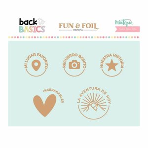 Placa Hot Foil&Fun Inseparables de Mintopía