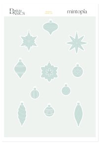 Troquel BTB Mintopía Bolas de Navidad