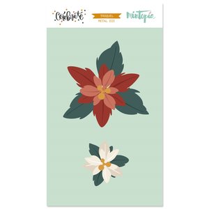 Troquel Flor de pascua CELEBRATE de Mintopía